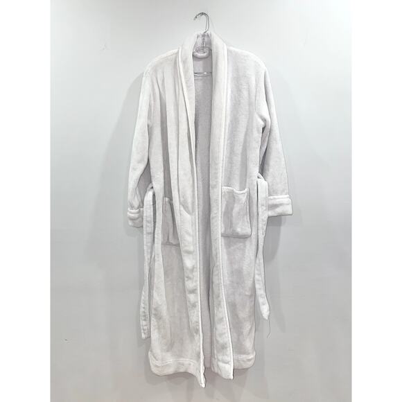 Plush White Long Robe Size S - Picture 1 of 8